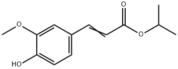 Isopropyl ferulate Struktur