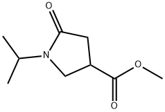 Methyl 1-Isopropyl-2-oxopyrrolidine-4-carboxylate Struktur