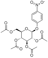 4'-NITROPHENYL TETRA-O-ACETYL-BETA-D-GLUCOPYRANOSIDE Struktur