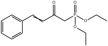 (4-Phenyl-2-oxo-3-butenyl)phosphonic acid diethyl ester Struktur