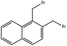 Naphthalene, 1,2-bis(bromomethyl)- Struktur