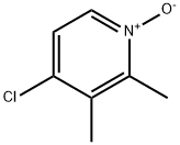 4-Chloro-2,3-dimethylpyridine 1-oxide Struktur