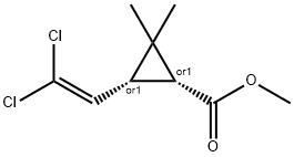 methyl cis-3-(2,2-dichlorovinyl)-2,2-dimethylcyclopropanecarboxylate Struktur