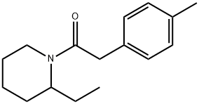 Piperidine, 2-ethyl-1-[(4-methylphenyl)acetyl]- (9CI) Struktur