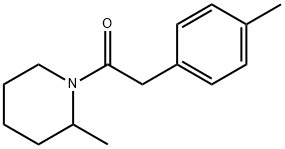 Piperidine, 2-methyl-1-[(4-methylphenyl)acetyl]- (9CI) Struktur