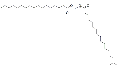 zinc isooctadecanoate Struktur