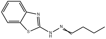 Butanal, 2-benzothiazolylhydrazone (9CI) Struktur