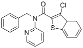 Benzo[b]thiophene-2-carboxamide, 3-chloro-N-(phenylmethyl)-N-2-pyridinyl- (9CI) Struktur