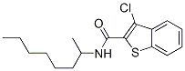 Benzo[b]thiophene-2-carboxamide, 3-chloro-N-(1-methylheptyl)- (9CI) Struktur