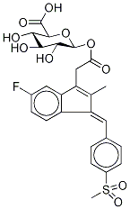 Sulindac Sulfone Acyl-β-D-Glucuronide Struktur