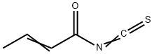 Crotonyl isothiocyanate Struktur