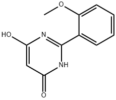 6-HYDROXY-2-(2-METHOXYPHENYL)-4(3H)-PYRIMIDINONE Struktur