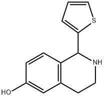 6-Isoquinolinol,1,2,3,4-tetrahydro-1-(2-thienyl)-(9CI) Struktur