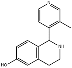 6-Isoquinolinol,1,2,3,4-tetrahydro-1-(3-methyl-4-pyridinyl)-(9CI) Struktur