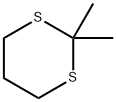 2,2-Dimethyl-1,3-dithiane Struktur