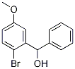 (2-broMo-5-Methoxyphenyl)(phenyl)Methanol Struktur