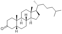 5BETA-CHOLESTAN-3-ONE Struktur