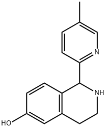 6-Isoquinolinol,1,2,3,4-tetrahydro-1-(5-methyl-2-pyridinyl)-(9CI) Struktur