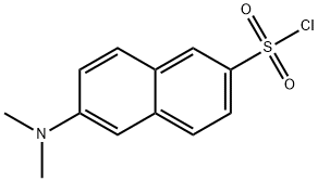 2-DIMETHYLAMINONAPHTHALENE-6-SULFONYL CHLORIDE Struktur