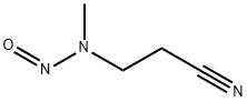 Propionitrile, 3-(methylnitrosamino). Struktur