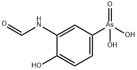 3-formamido-4-hydroxyphenylarsonic acid Struktur