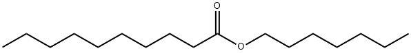 N-CAPRIC ACID N-HEPTYL ESTER Struktur