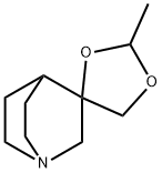 2'-Methyl-1-azaspiro[bicyclo[2.2.2]octane-3,4'-[1,3]dioxolane] Struktur