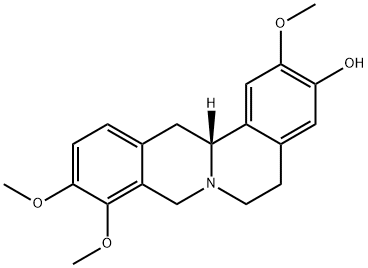 (13aR)-5,8,13,13a-Tetrahydro-2,9,10-trimethoxy-6H-dibenzo[a,g]quinolizin-3-ol Struktur