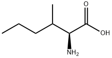 2-AMINO-3-METHYL-HEXANOIC ACID Struktur