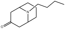 9-Azabicyclo[3.3.1]nonan-3-one, 9-butyl- Struktur