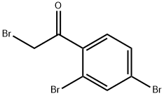 2-bromo-2-4-dibromoacetophenone  Struktur