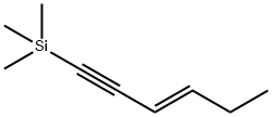 (E)-1-(Trimethylsilyl)-3-hexen-1-yne Struktur