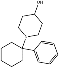 1-(1-phenylcyclohexyl)-4-hydroxypiperidine Struktur