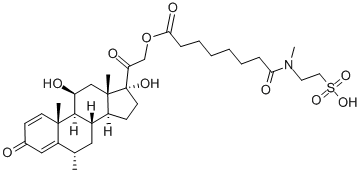 MethylprednisoloneSuleptanate Struktur