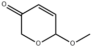 6-Methoxy-2,6-dihydro-3H-pyran-3-one Struktur