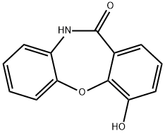 4-Hydroxydibenz[b,f][1,4]oxazepin-11(10H)-one Struktur