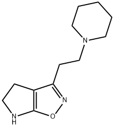 4H-Pyrrolo[3,2-d]isoxazole,5,6-dihydro-3-[2-(1-piperidinyl)ethyl]-(9CI) Struktur