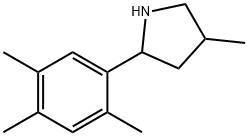 Pyrrolidine, 4-methyl-2-(2,4,5-trimethylphenyl)- (9CI) Struktur