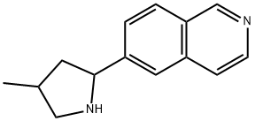 Isoquinoline, 6-(4-methyl-2-pyrrolidinyl)- (9CI) Struktur