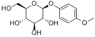 4-METHOXYPHENYL BETA-D-GLUCOPYRANOSIDE Struktur