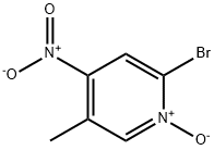 2-BroMo-5-Methyl-4-nitropyridine 1-oxide Struktur