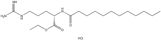 ETHYL LAUROYL ARGINATE HCL Struktur