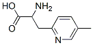 2-Pyridinepropanoicacid,alpha-amino-5-methyl-(9CI) Struktur