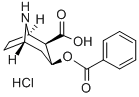 NORBENZOYLECGONINE HYDROCHLORIDE Struktur