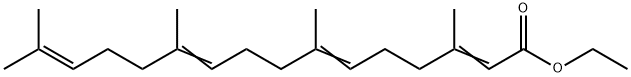 3,7,11,15-Tetramethylhexadeca-2,6,10,14-tetraenoic Acid Ethyl Ester Struktur