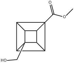 METHYL 4-HYDROXYMETHYLCUBANECARBOXYLATE Structure