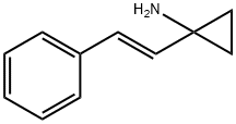 (E)-1-STYRYLCYCLOPROPANAMINE Struktur