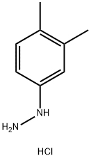 3,4-Dimethylphenylhydrazine hydrochloride Structure