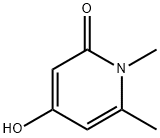 4-hydroxy-1,6-dimethyl-2(1H)-pyridinone Struktur