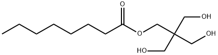 3-hydroxy-2,2-bis(hydroxymethyl)propyl octanoate Struktur